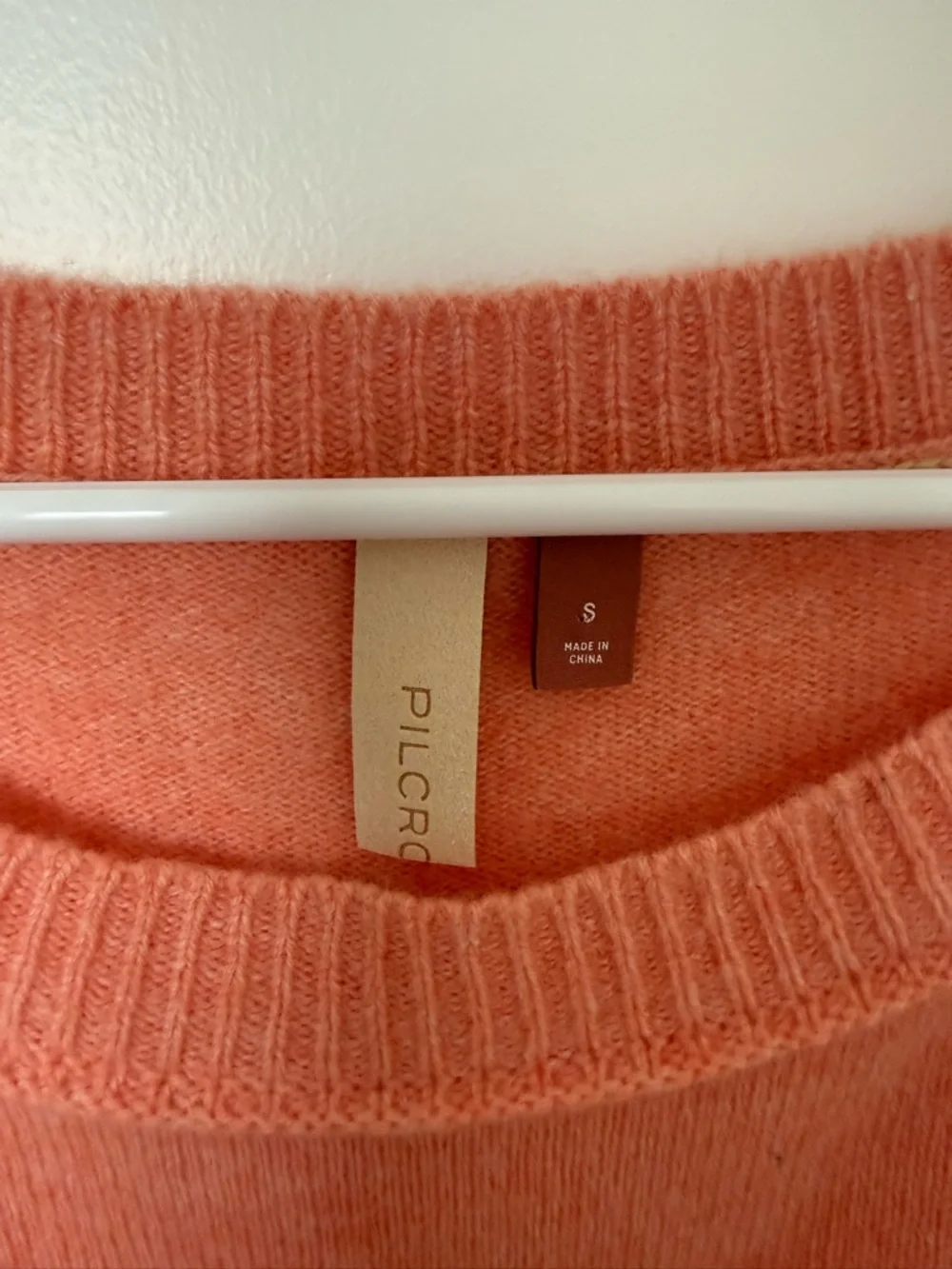 Pilcro by Anthropologie Coral Scoop-Neck Pullover Cashmere Sweater - Picture 3 of 5
